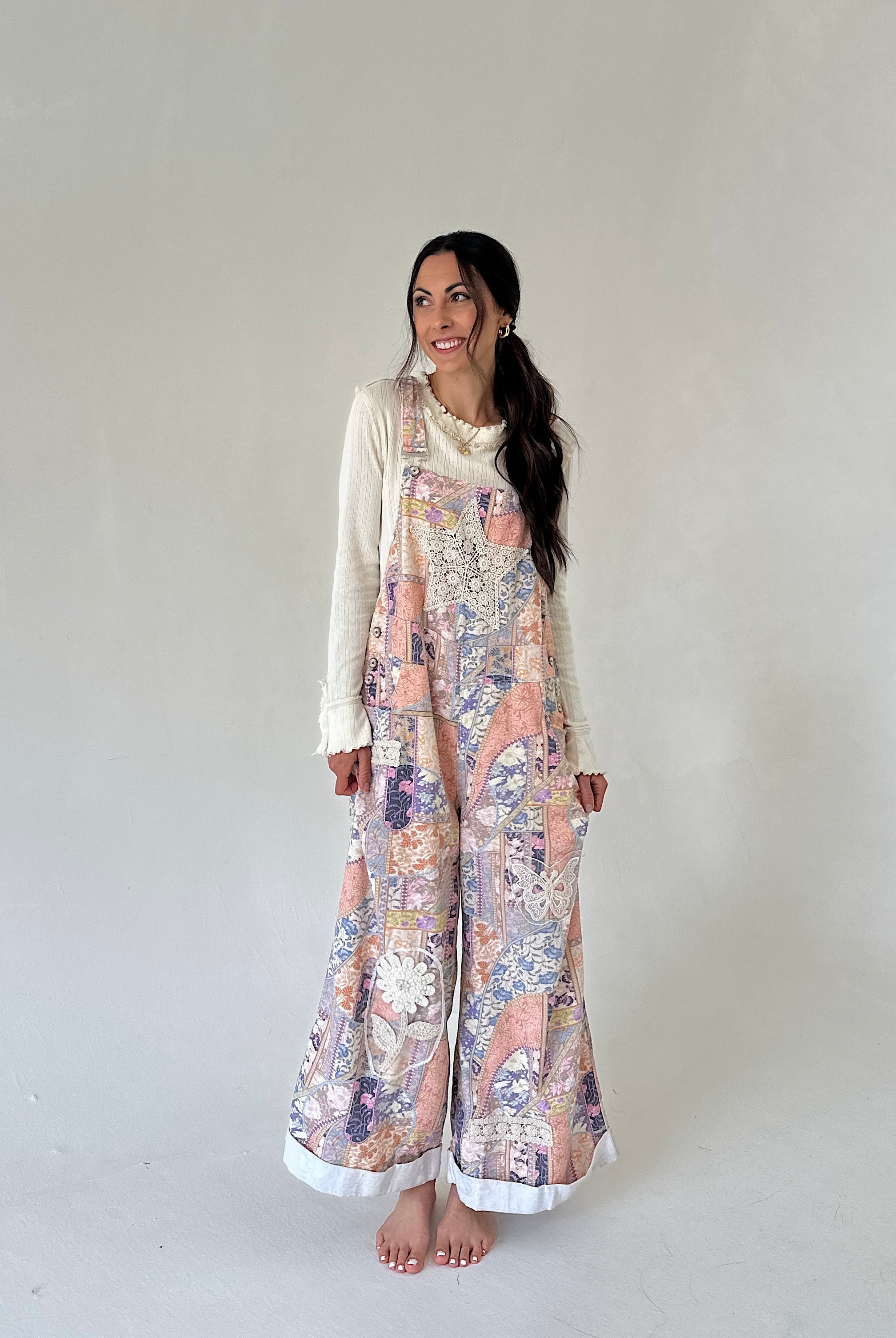 overalls maxi dress Leopard Print Overall Measurements are approximate and may deviate by up to 1 inch due to variations depending on the colors and batches in the garment washing process CUTWORK OVERALL MAXI DRESS |