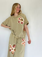 Dream Land Pullover Top Olive