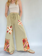Dream Land Wide Leg Pants Olive