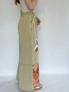 Dream Land Wide Leg Pants Olive Side