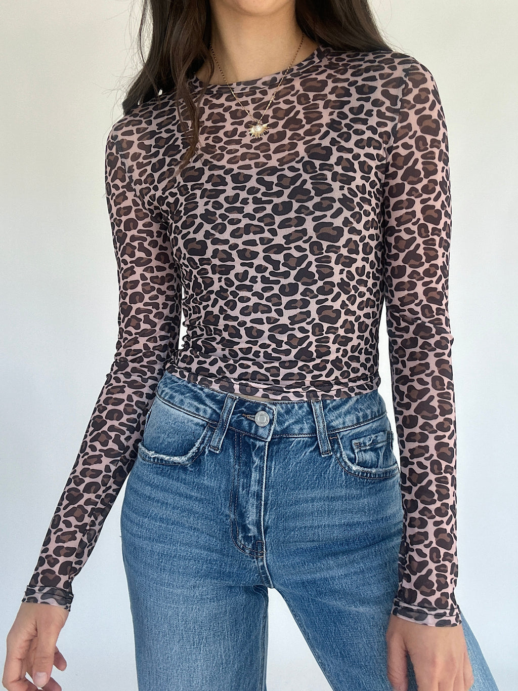 Wilde Leopard Long Sleeve Top