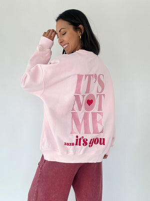 Not Me Embroidered Sweatshirt - Crewneck