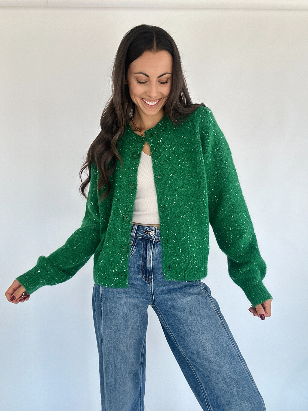 Only You Cardigan - Green