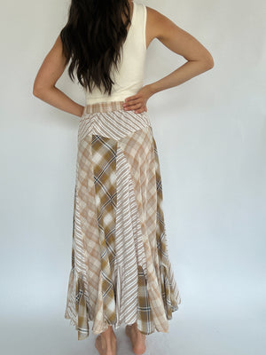 Heartland Plaid Maxi Skirt