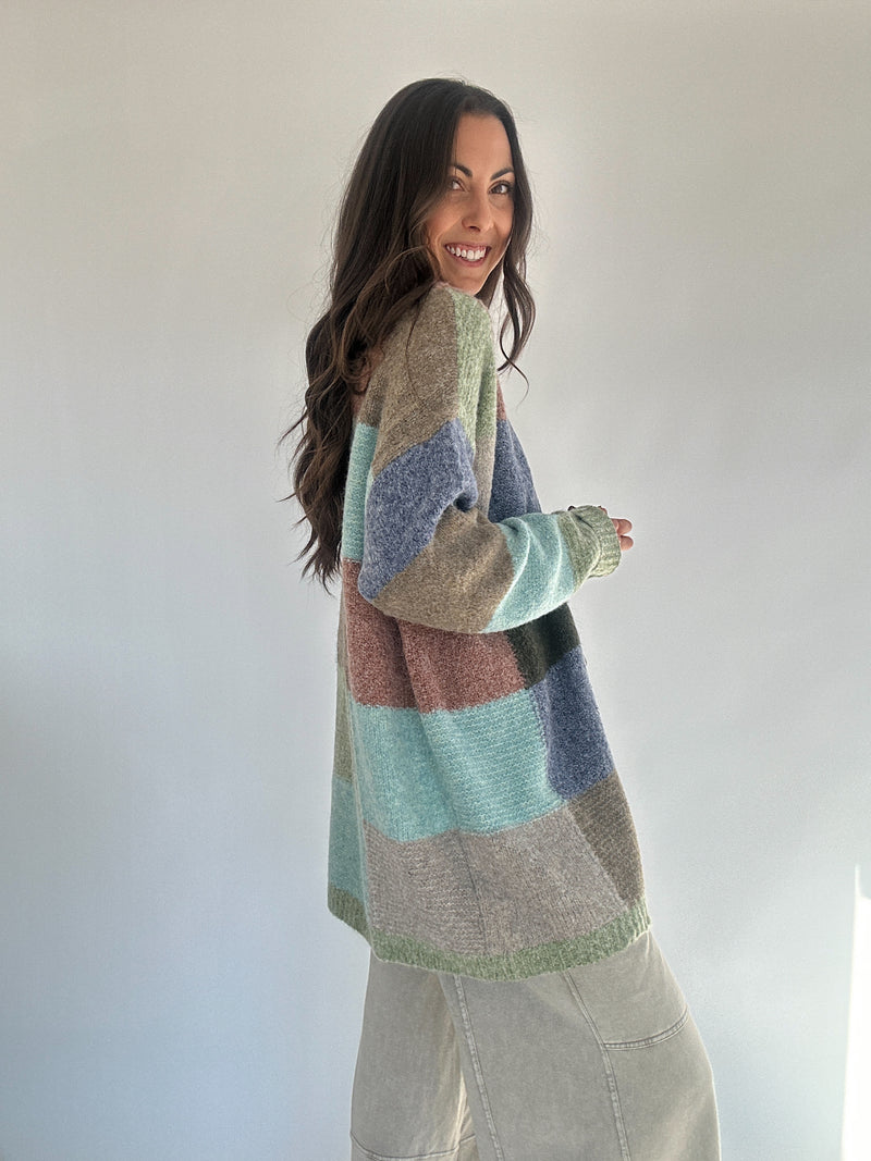 Warm Embrace Cardigan - Blue