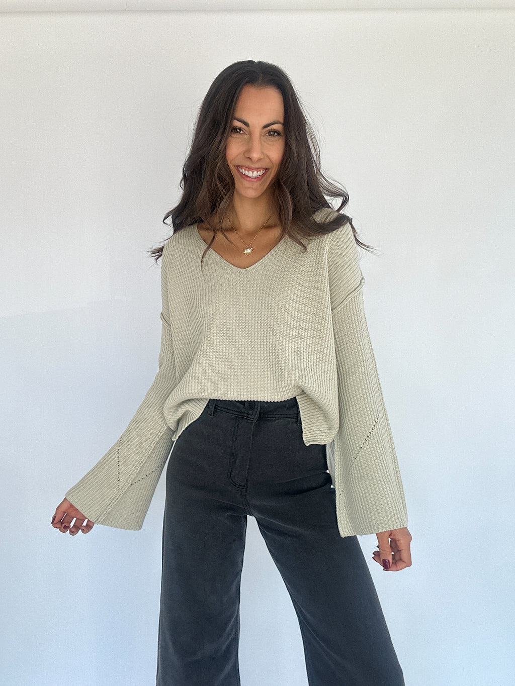 Bernadette Sweater - Sage