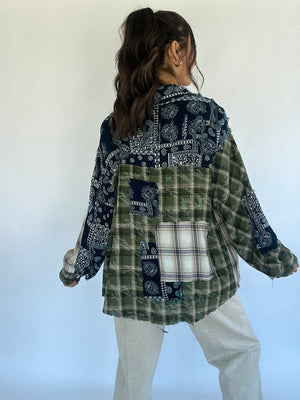 Season Of The Sticks Plaid Top