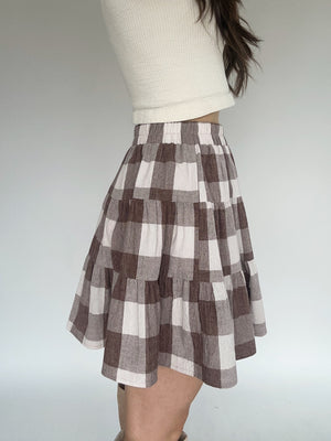 Simple Things Gingham Skirt