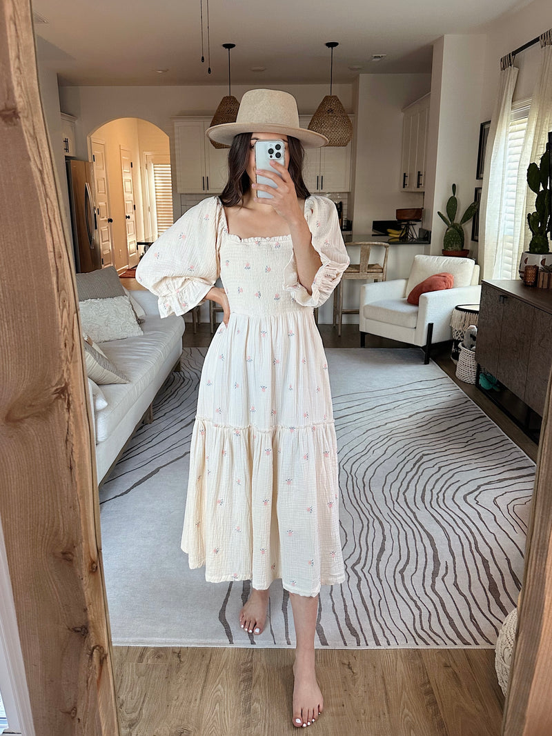 Ophelia Embroidered Dress