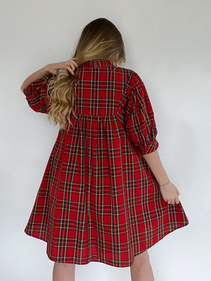 Fritz Plaid Mini Dress