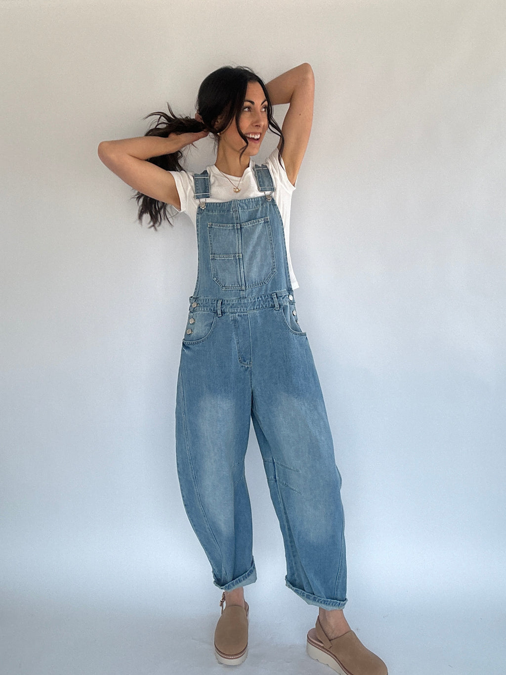 Parker Barrel Denim Overalls