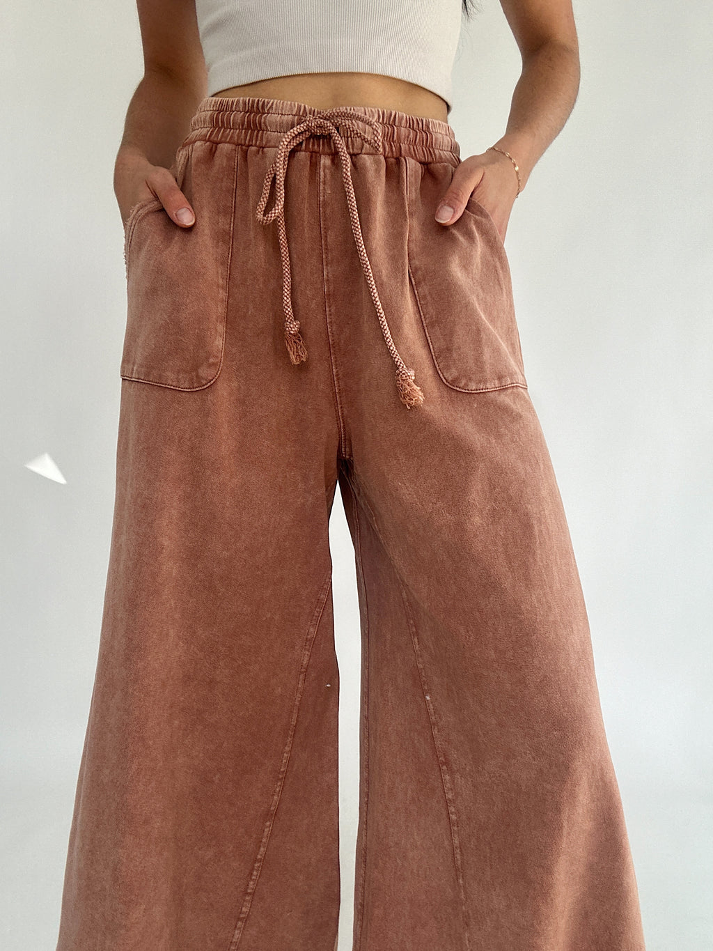 On The Road Again Pants - Red Bean