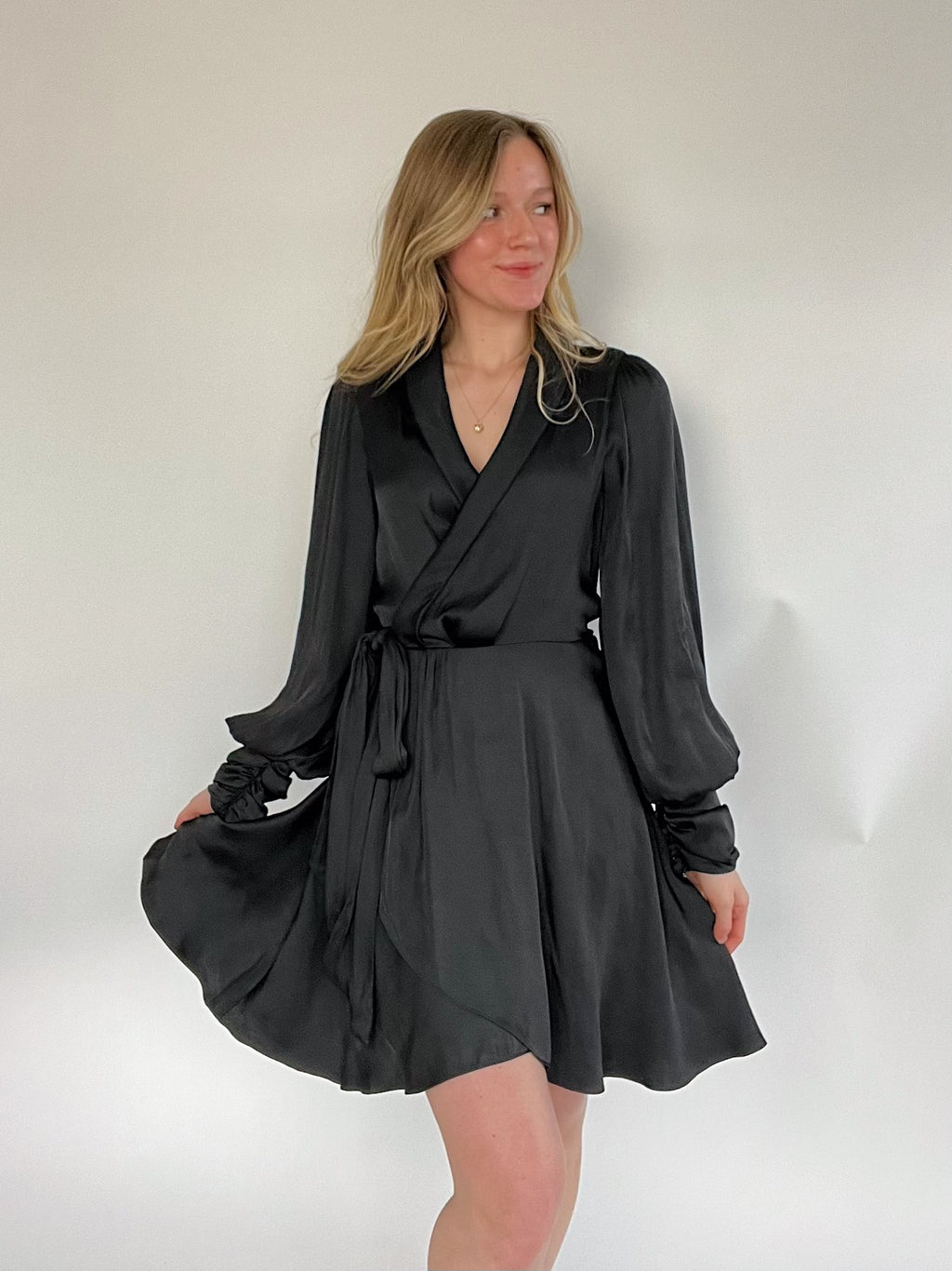 Noir Night Mini Dress