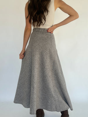 Whylen Maxi Skirt - Brown