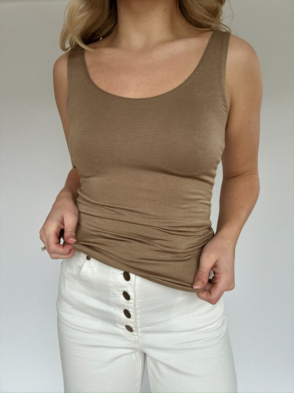 Back To The Basics Tank - Mocha