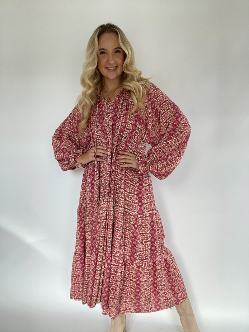Among The Willows Dress - Pink