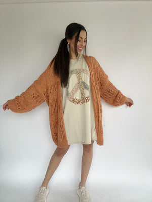 Gives Me Butterflies Cardigan - Tangerine