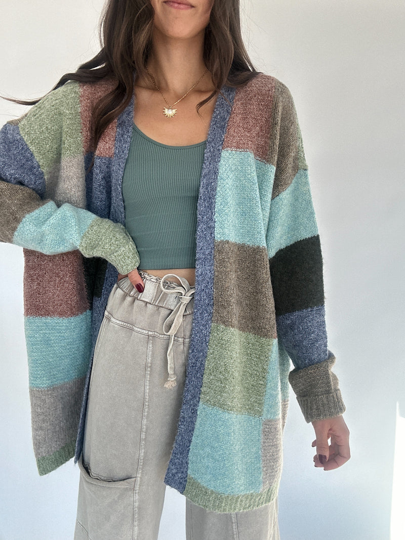 Warm Embrace Cardigan - Blue