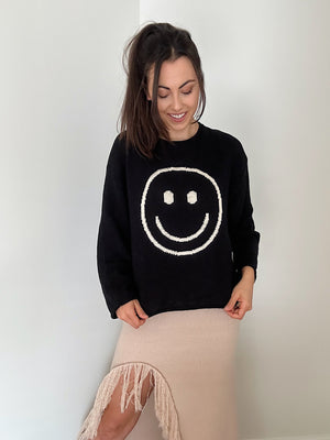 Smile Sweater - Black