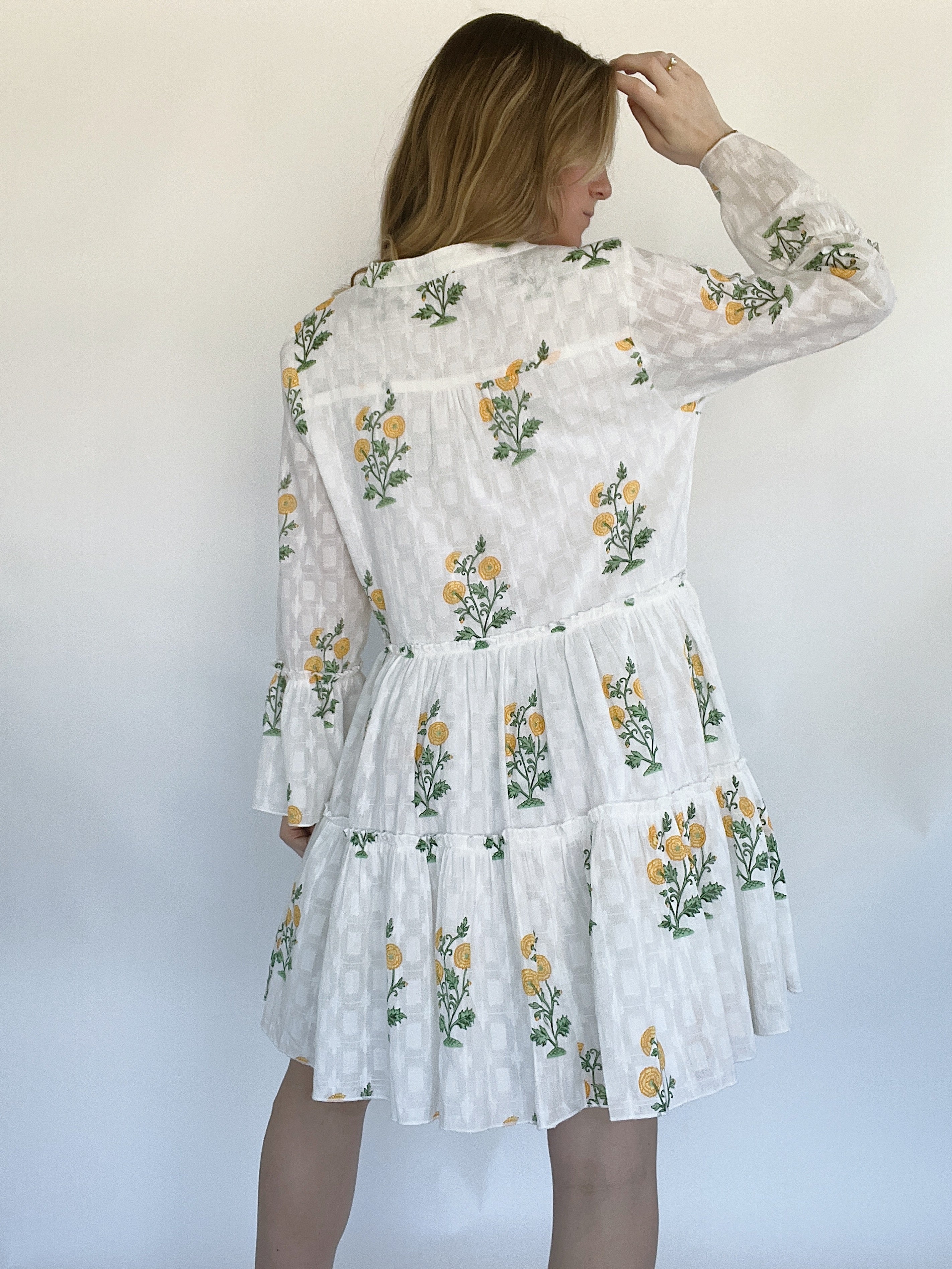 Flower In The Field Mini Dress Back