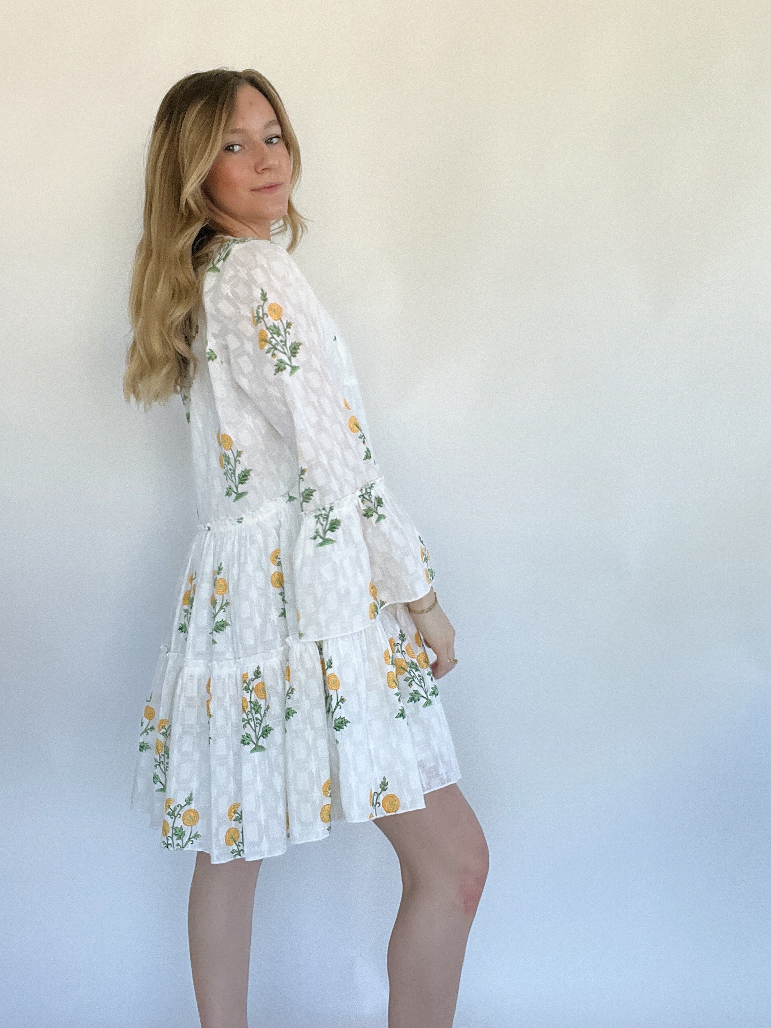 Flower In The Field Mini Dress Side