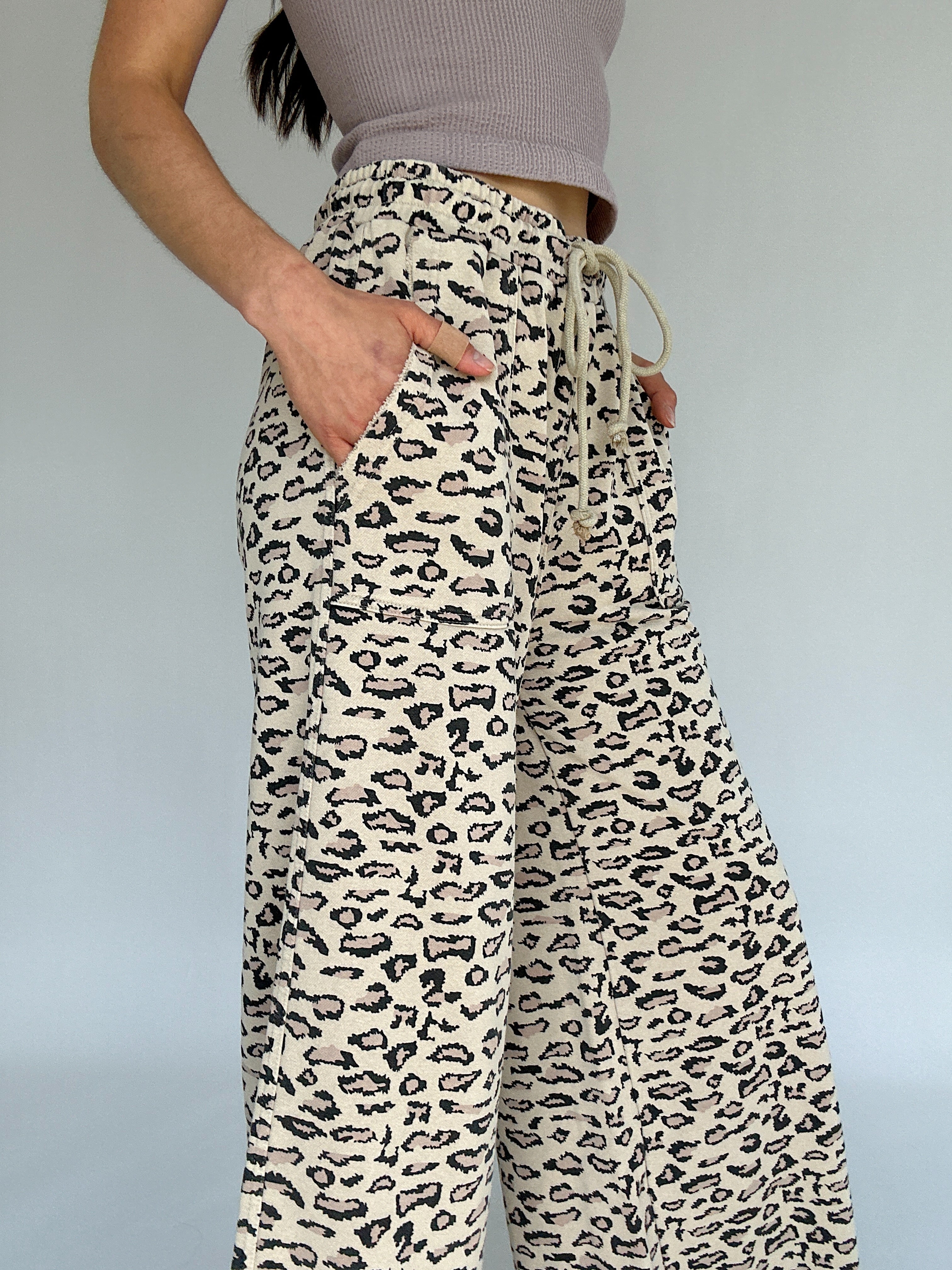 Forever Wild Wide Leg Pants Mocha Pockets