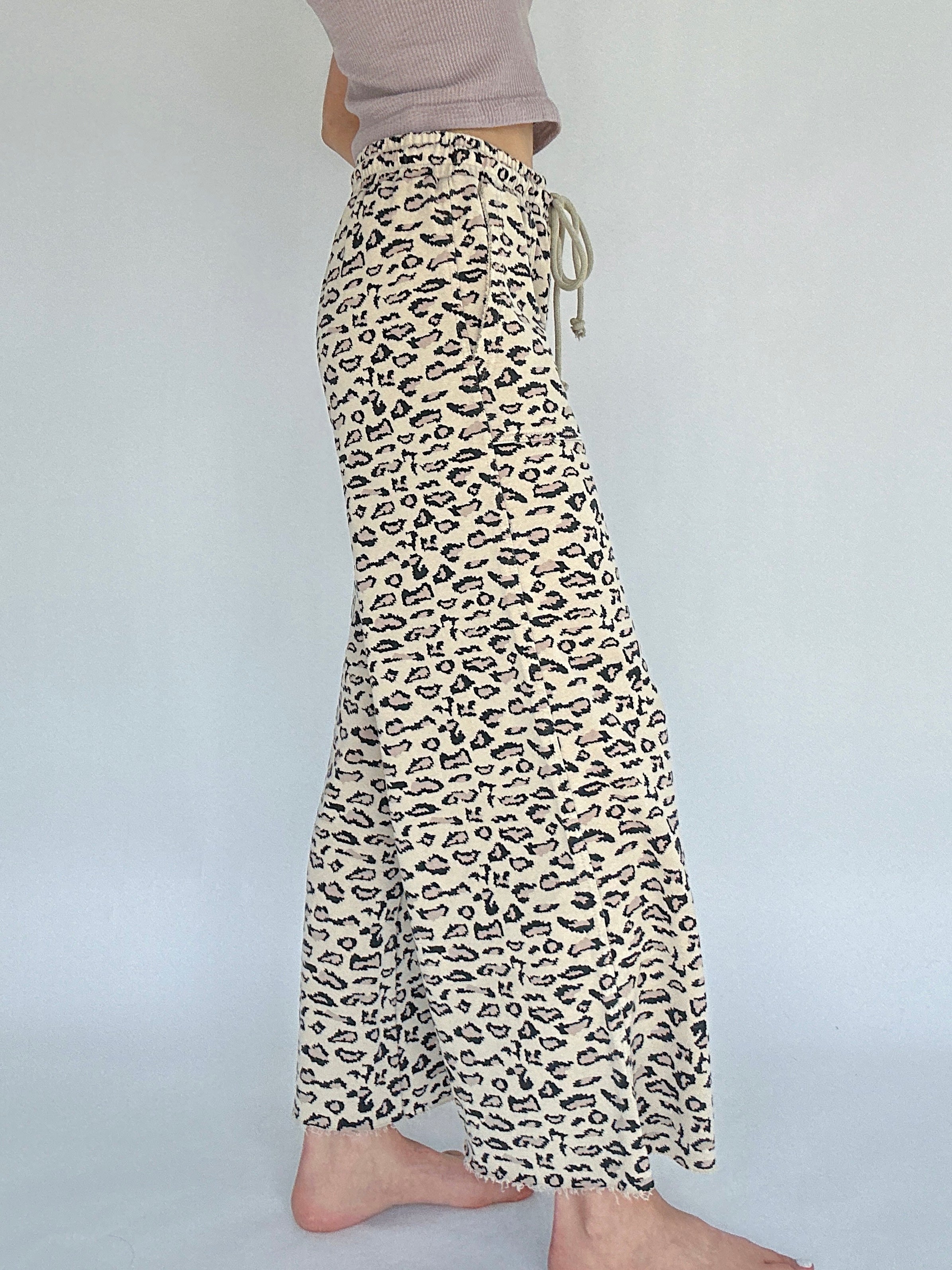 Forever Wild Wide Leg Pants Mocha Side