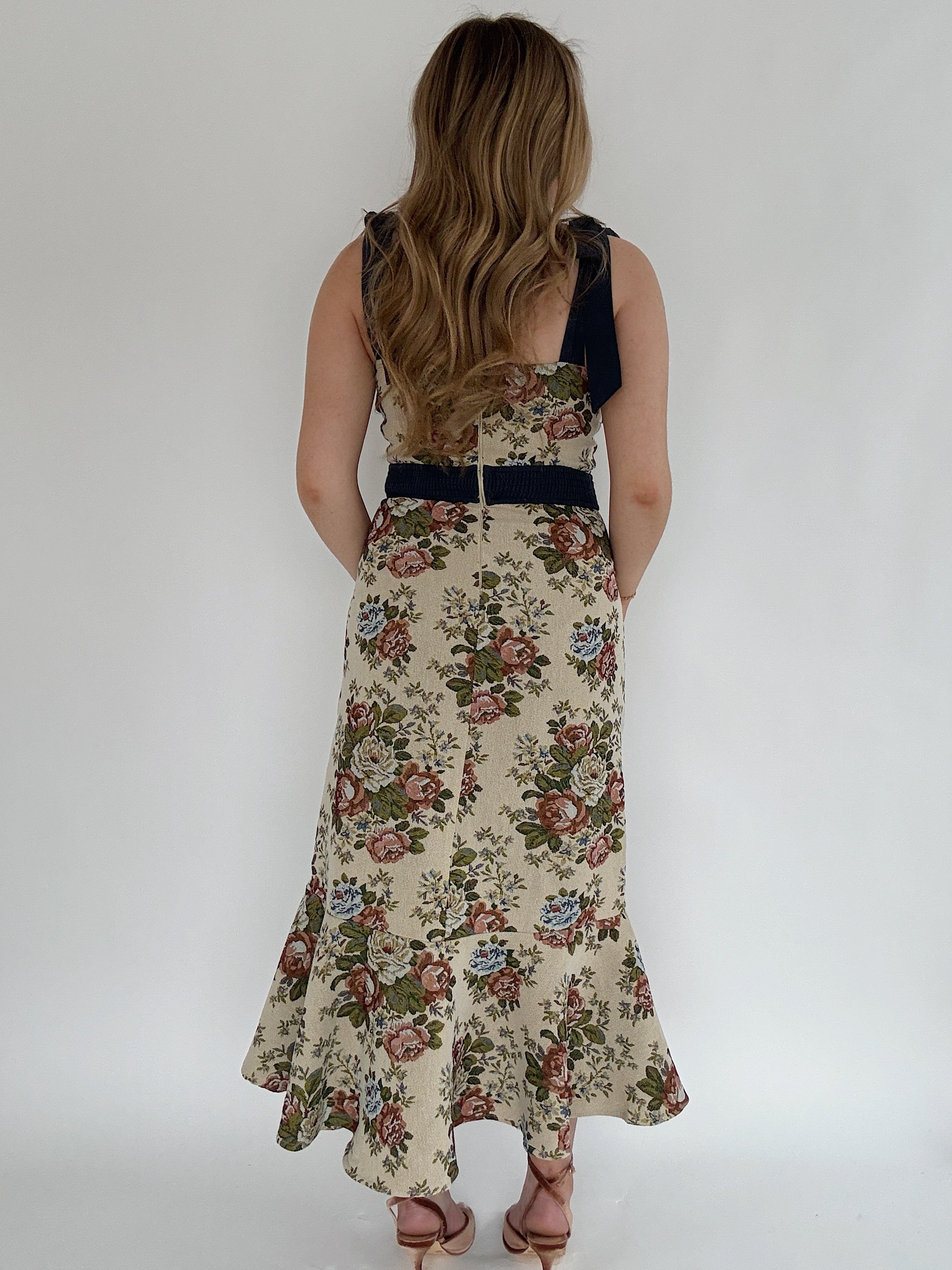 Freya Tapestry Midi Dress Back