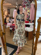 Freya Tapestry Midi Dress In Mirror