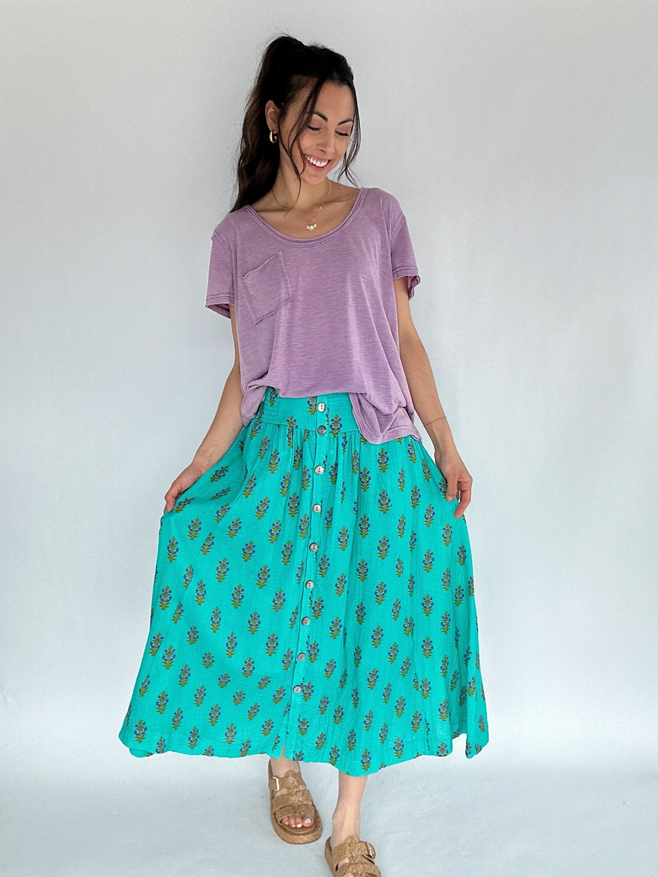 Full Bloom Maxi Skirt