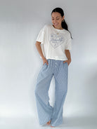 Howdy Graphic Tee With Boxer Pants