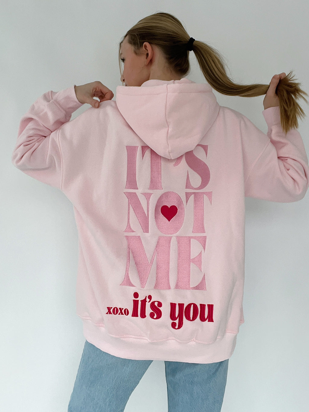 Not Me Embroidered Sweatshirt - Hoodie