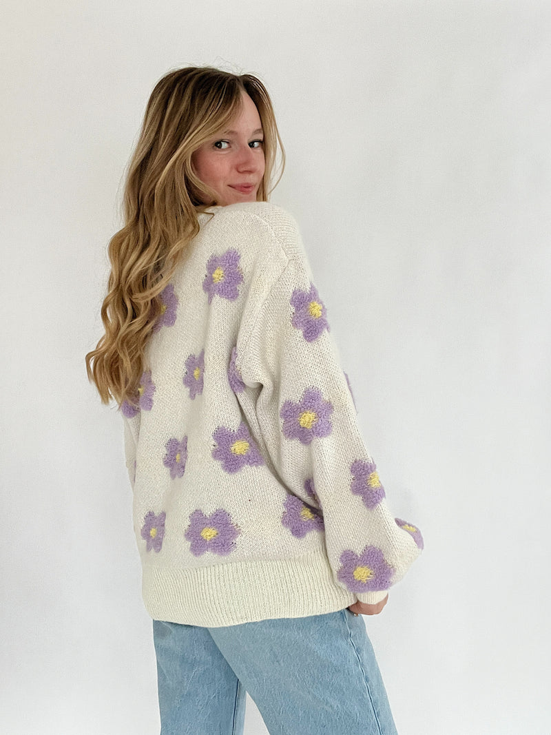 Hey Daisy Sweater - Cream