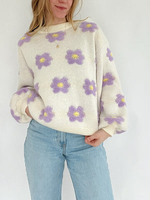 Hey Daisy Sweater - Cream