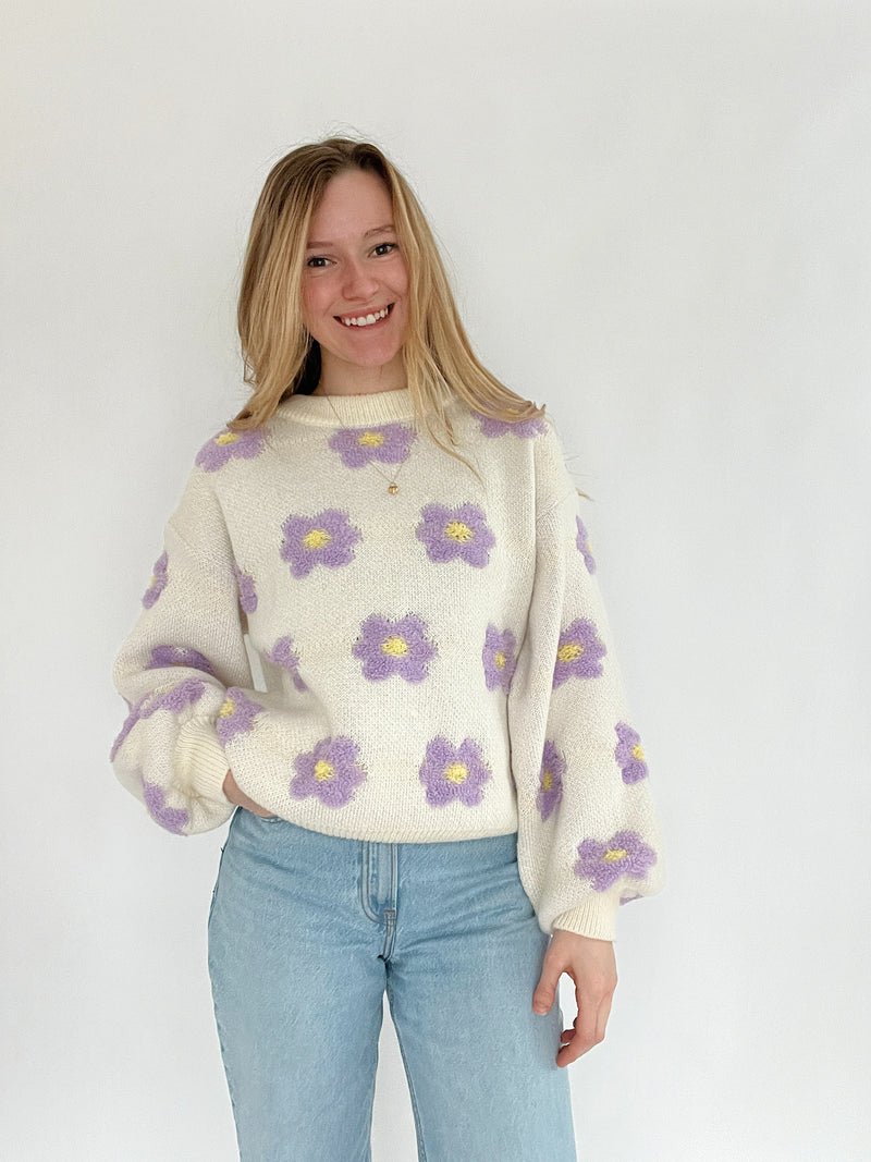 Hey Daisy Sweater - Cream