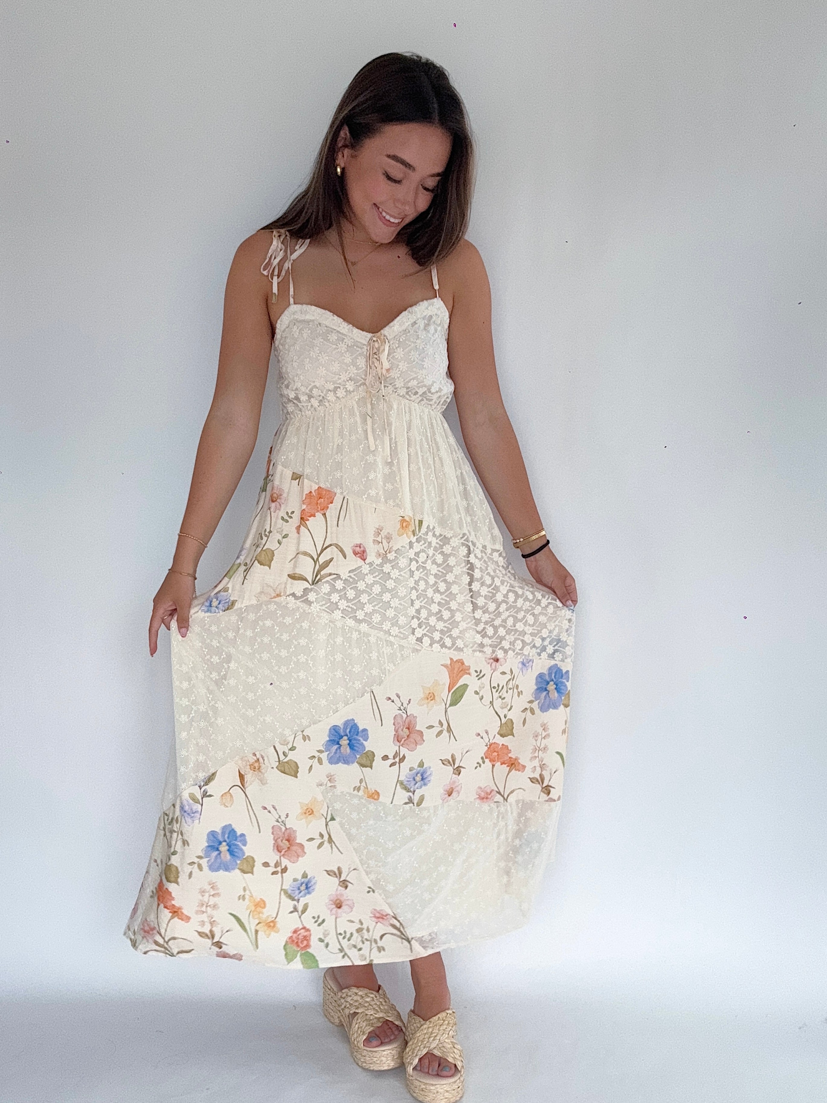 In The Park Maxi Dress Front