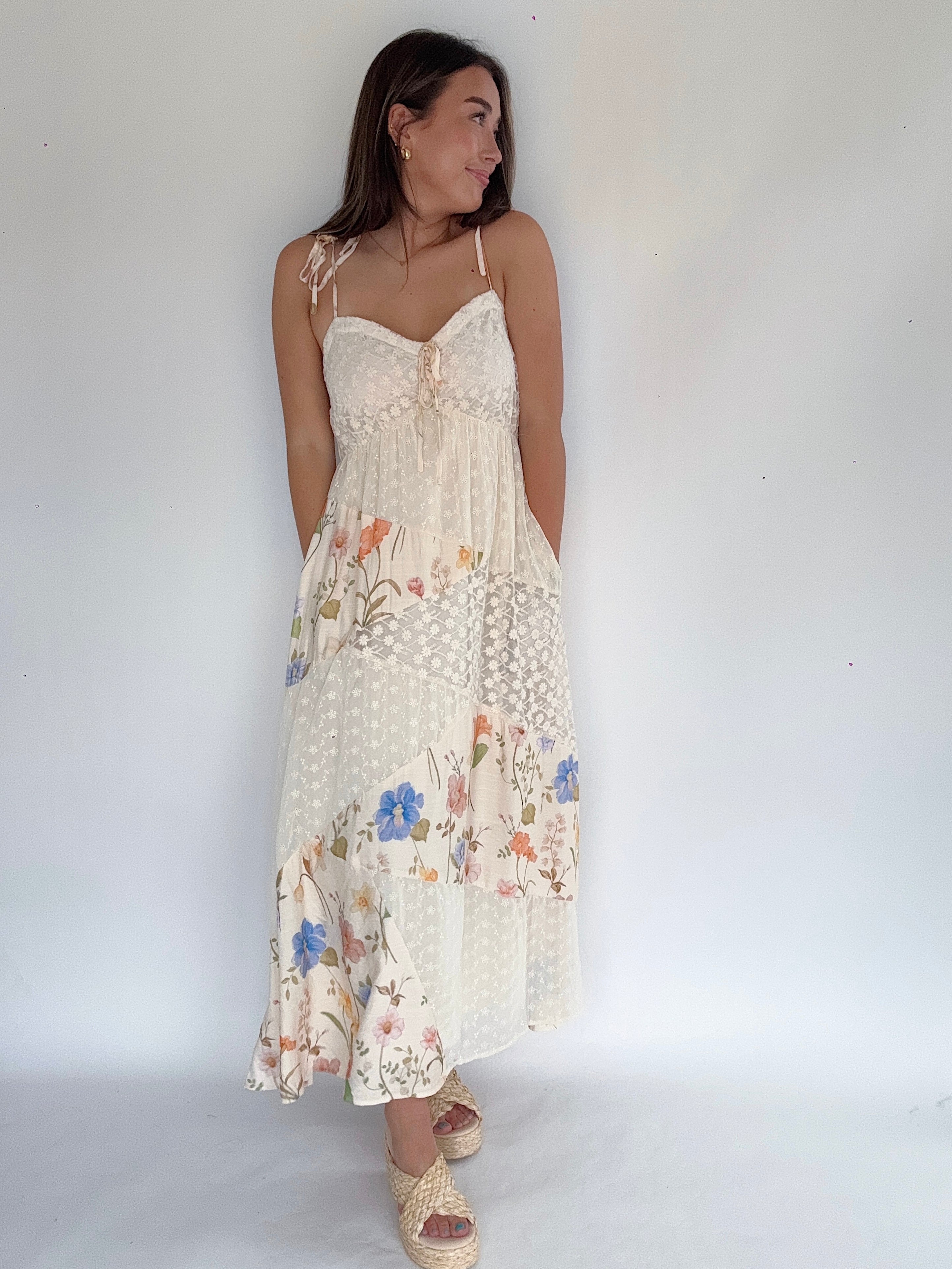 In The Park Maxi Dress Front with pockets