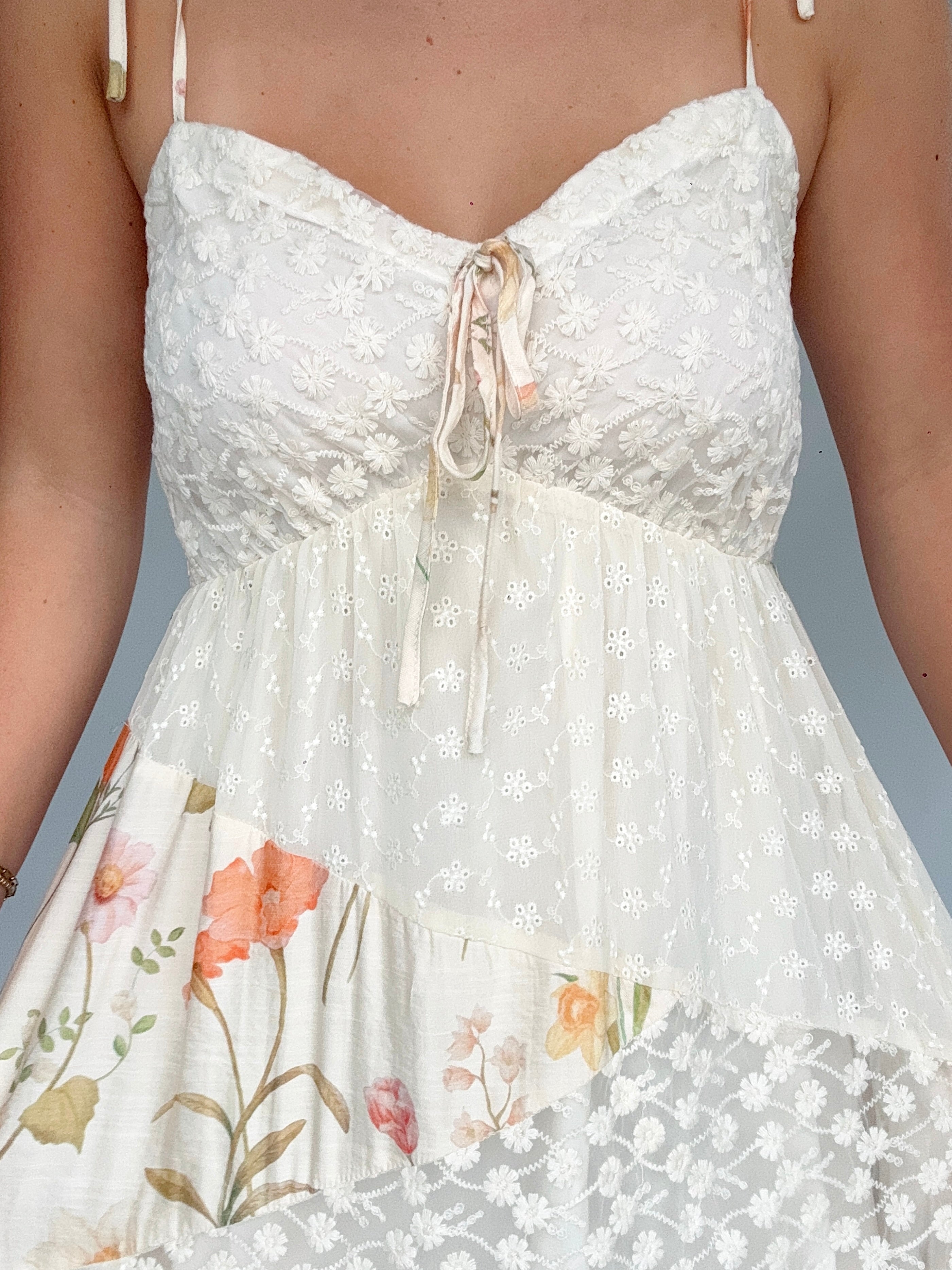 In The Park Maxi Dress Top Details