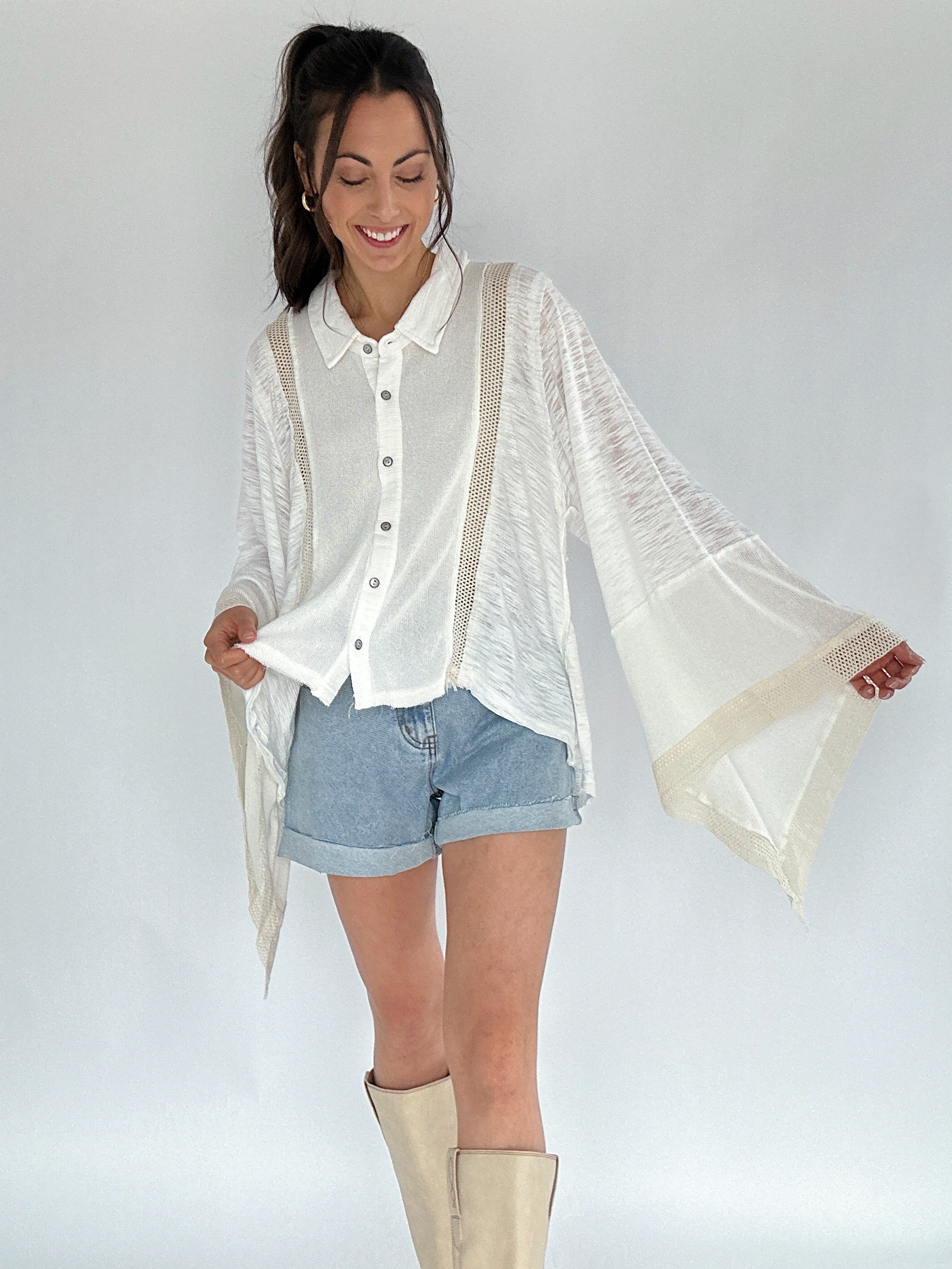 Jesslyn Button Down Top