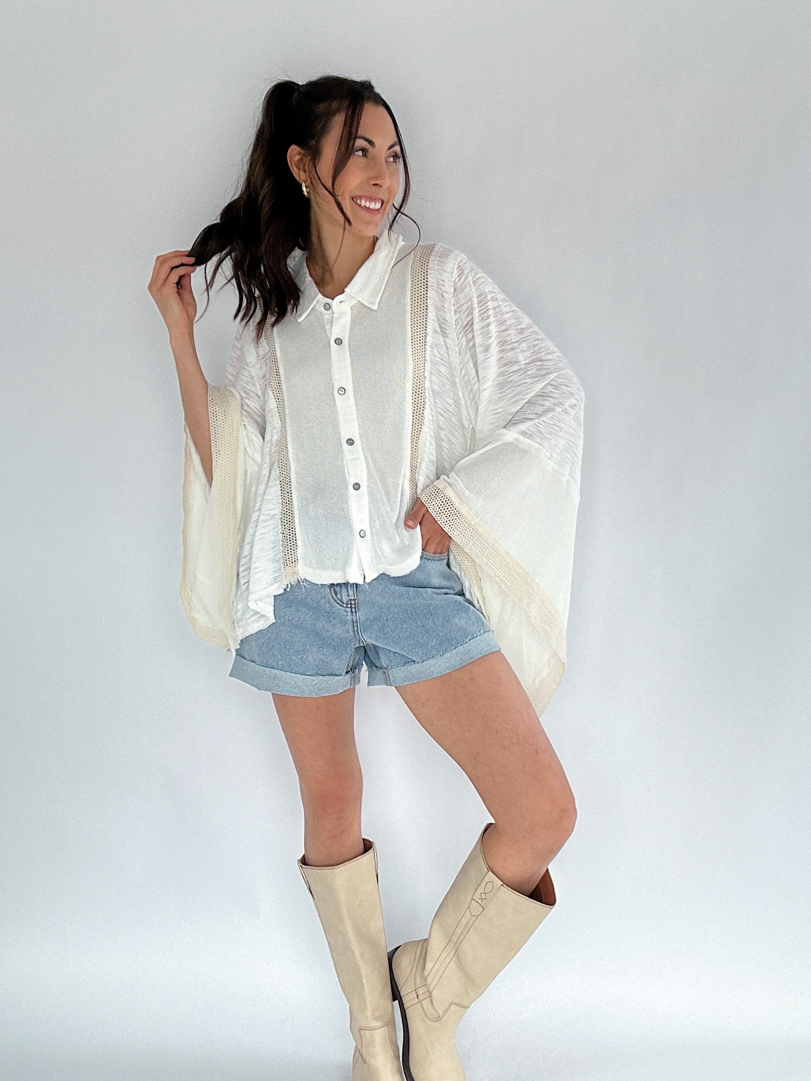 Jesslyn Button Down Top Outfit