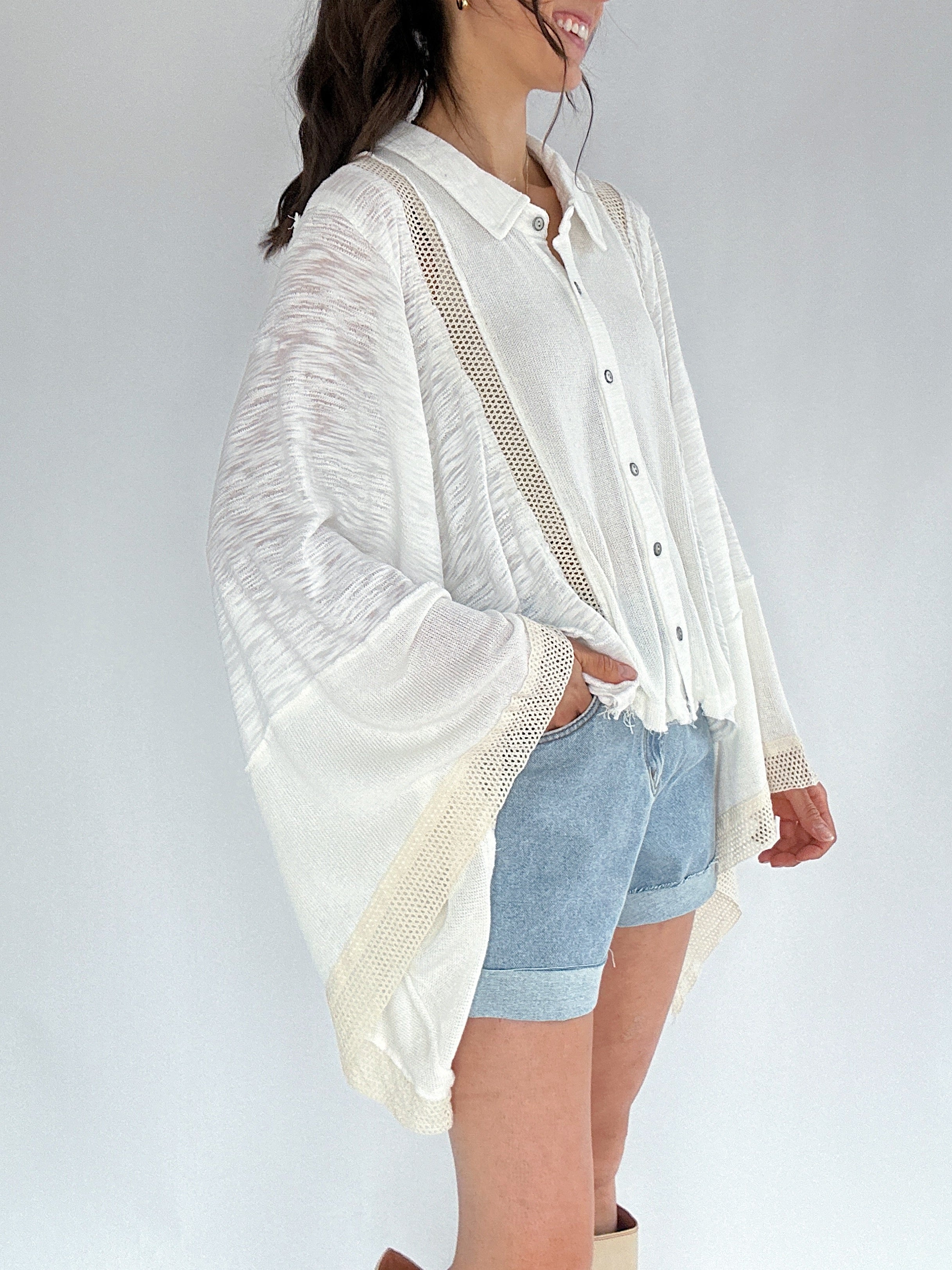 Jesslyn Button Down Top Side