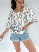 Julianne Peplum Top
