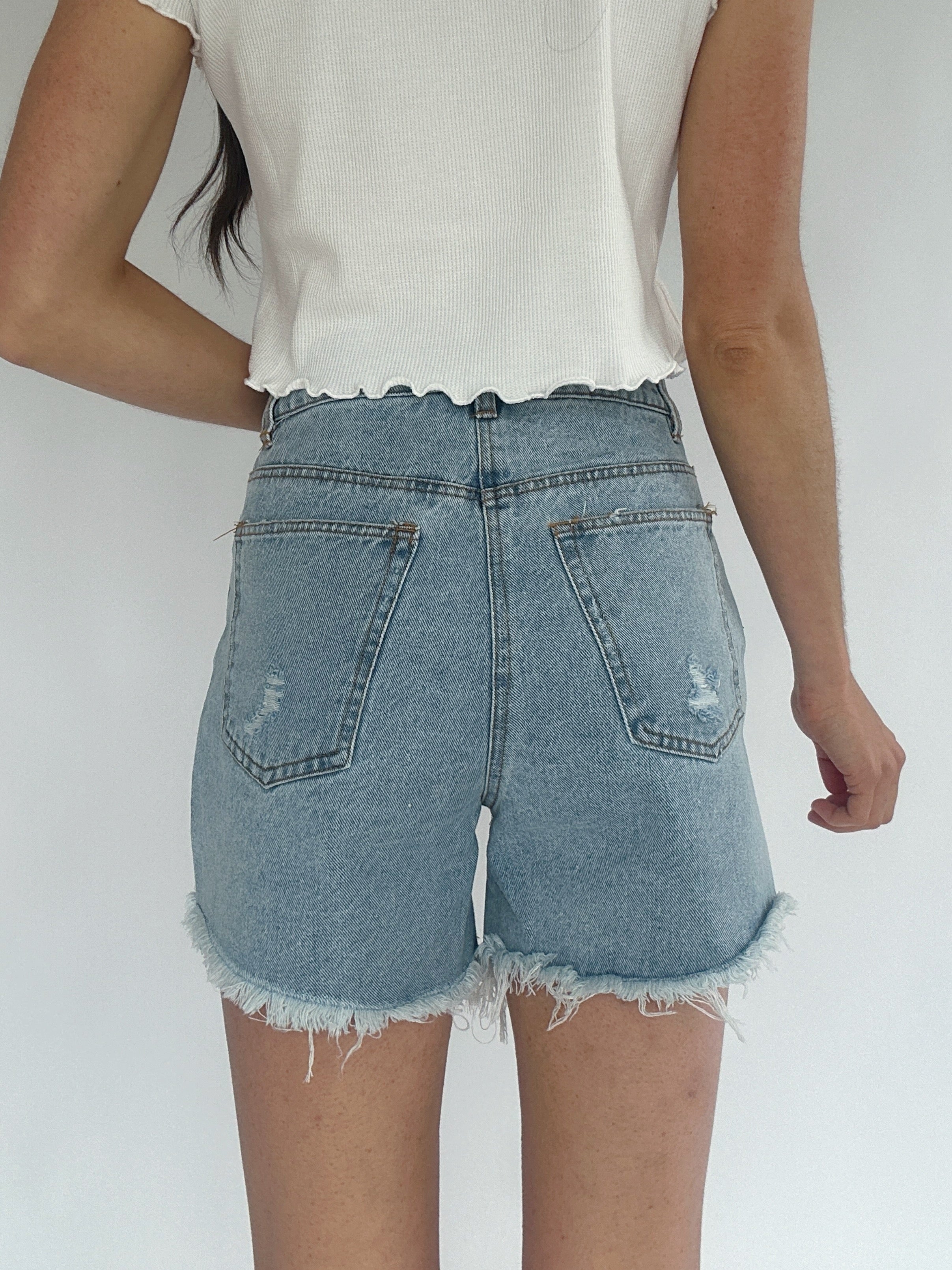 Kayne Denim Shorts Back