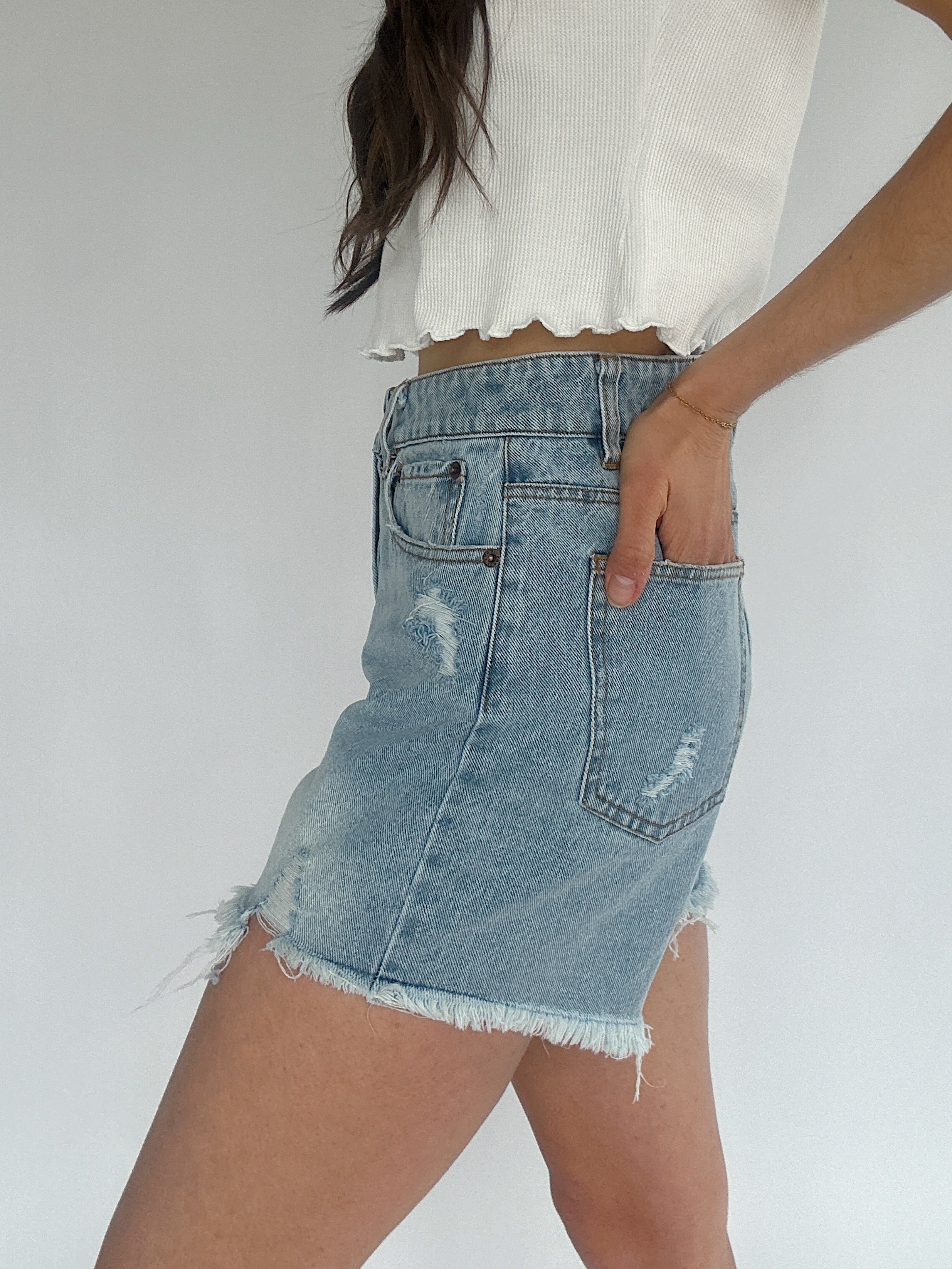 Kayne Denim Shorts Pockets