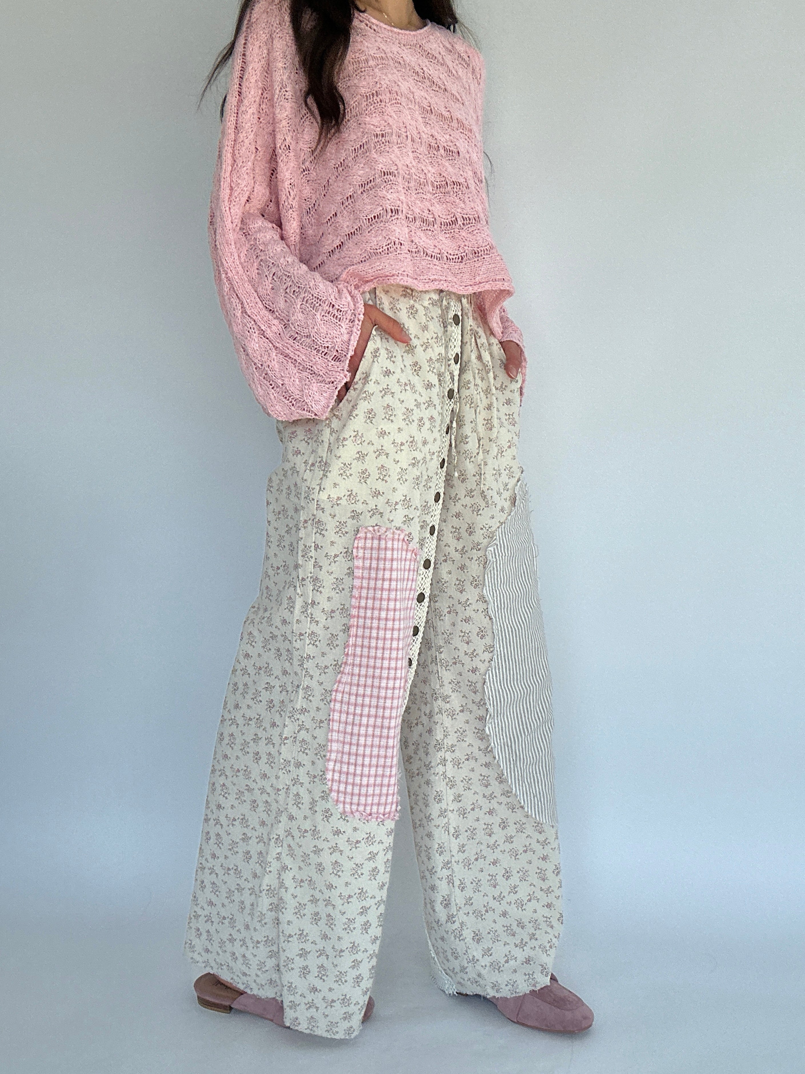 Kelsea Floral Pants Side
