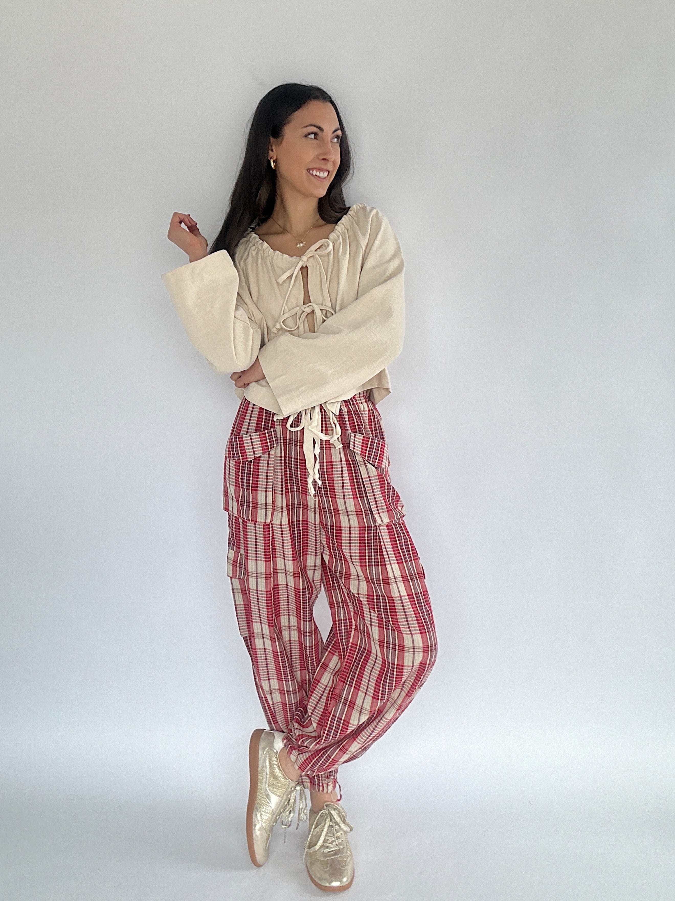 Know You Better Plaid Pants Outfit