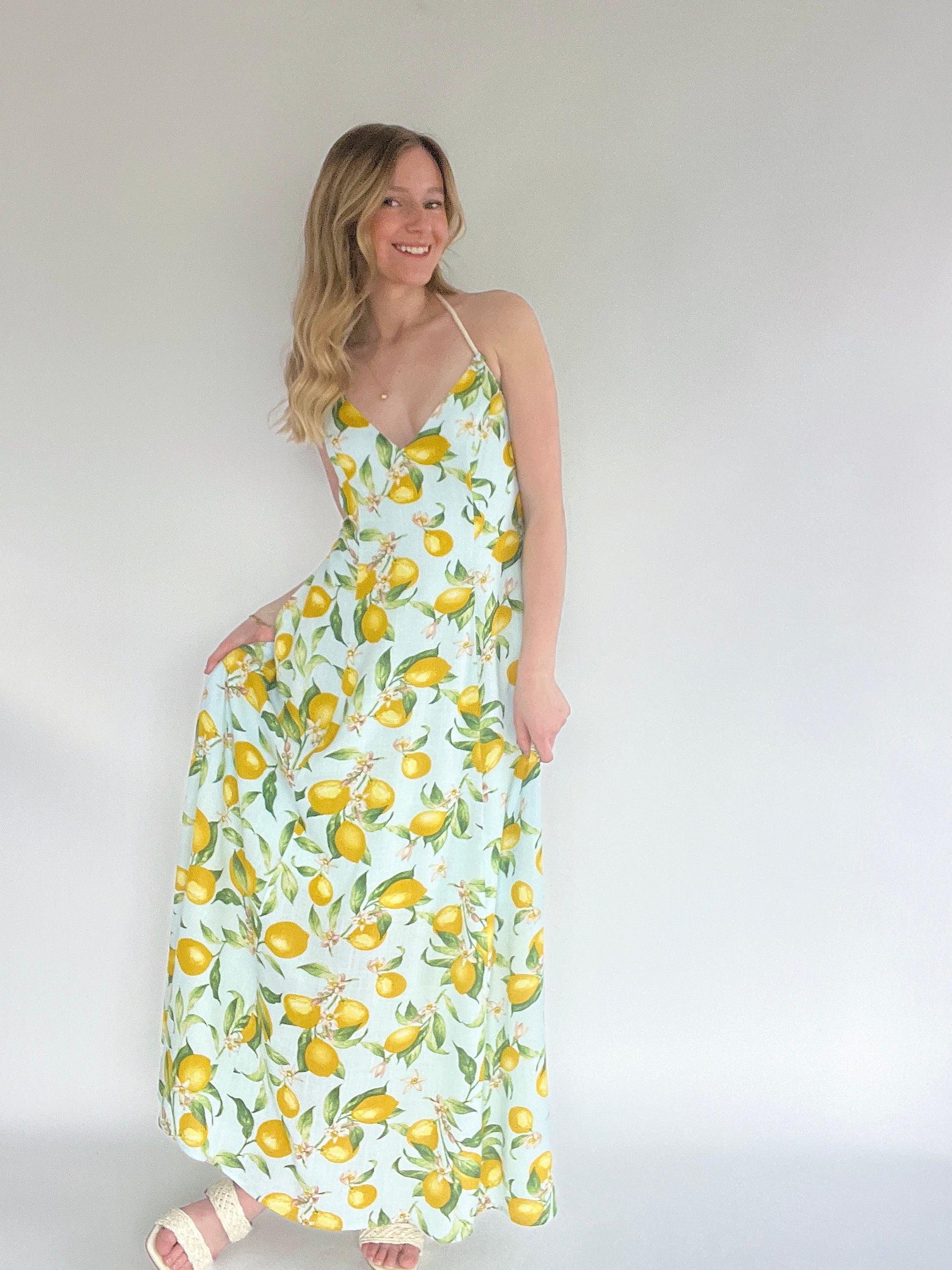 Lemonade Maxi Dress  Blue Magnolia