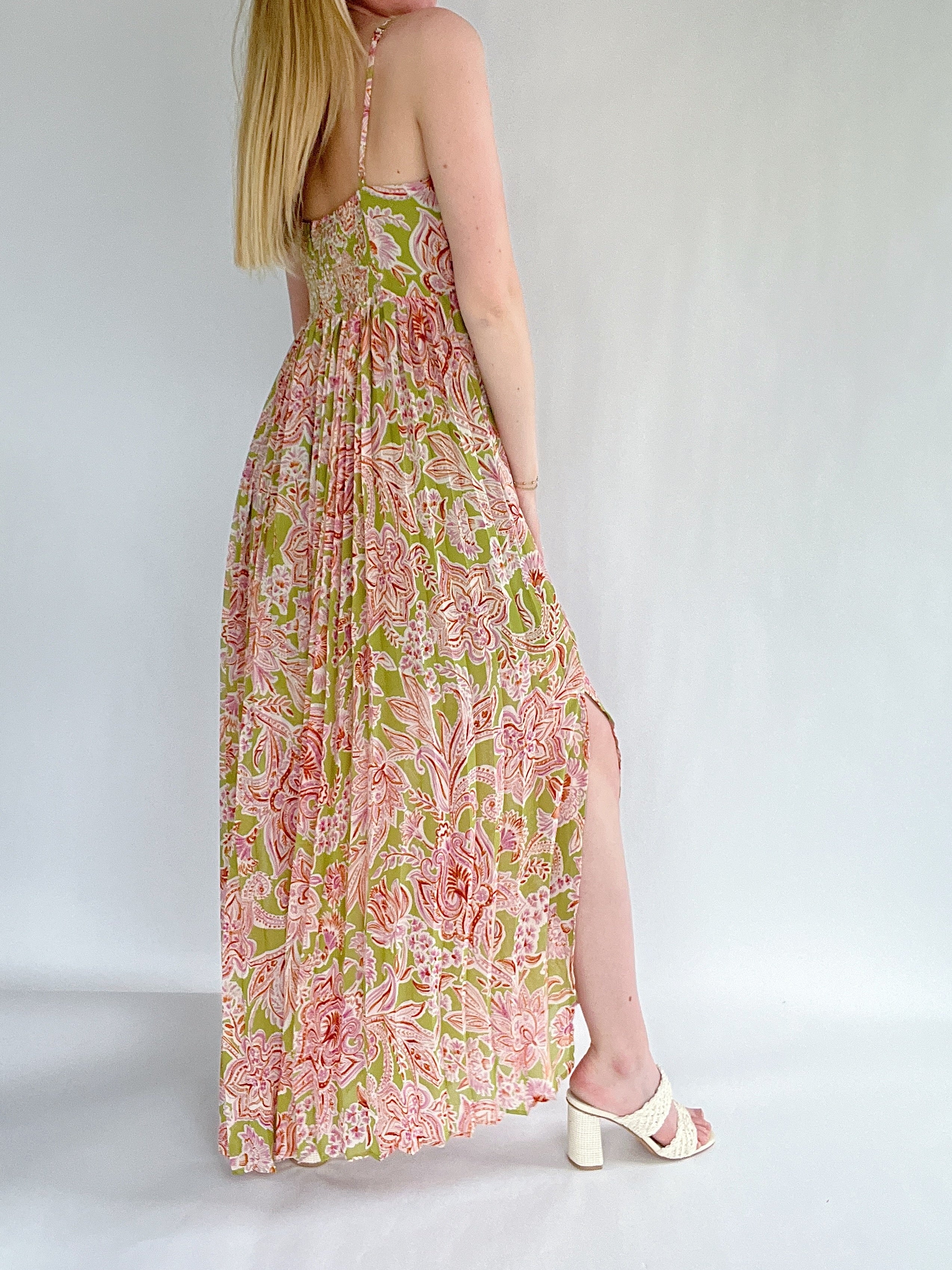 Lily Bloom Maxi Dress Back