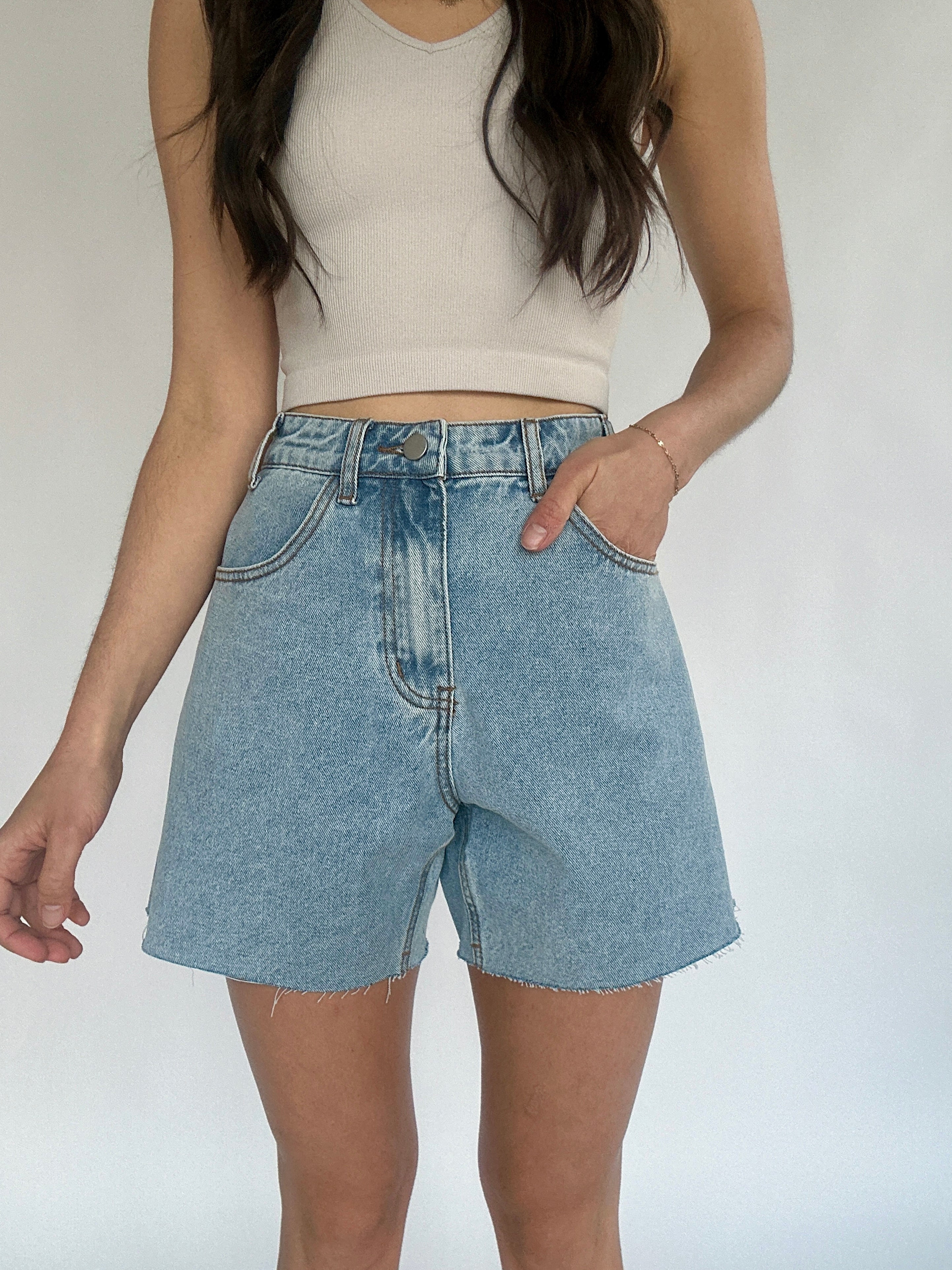 Lonesome Days Denim Shorts Front