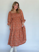 Lorin Floral Midi Dress Front